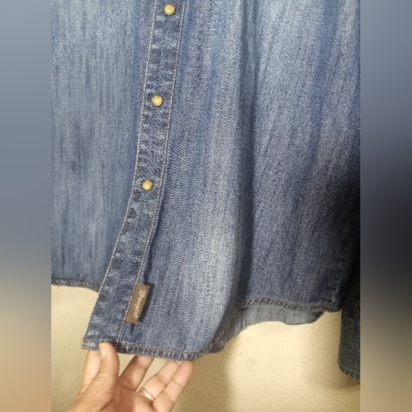 Wrangler Retro Premium Denim Shirt - Picture 6 of 11